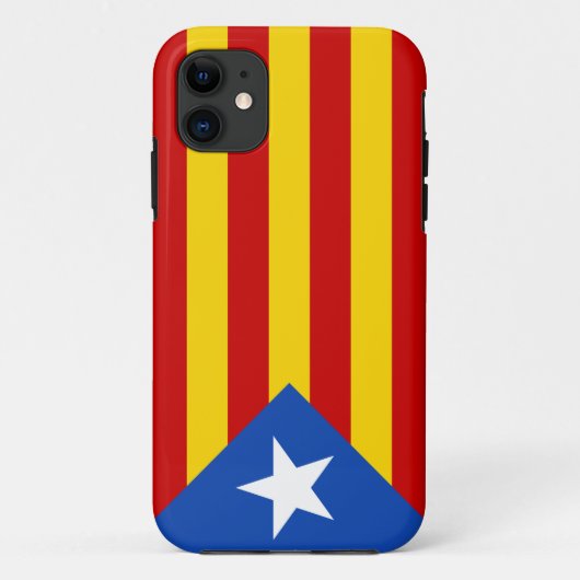 "L'Estelada Blava"のカタロニアの独立旗 Case-Mate iPhoneケース (裏面)