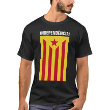 L'Estelada Vermella -赤によって主演される旗カタロニア