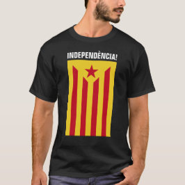 L'Estelada Vermella -赤によって主演される旗カタロニア Tシャツ