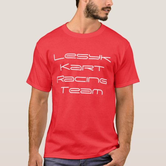 Lesyk Kartの競争チーム Tシャツ (正面)