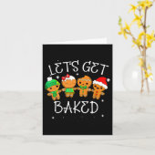 Letのバイククッキークリスマス醜いクリスマス カード (黄色い花)