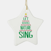 Let天国と自然Sing X-masツリーイメージ セラミックオーナメント (右)