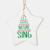 Let天国と自然Sing X-masツリーイメージ セラミックオーナメント (左)