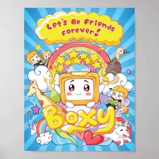 Let39;s Be Friends Forever Boxy ポスター (正面)
