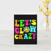 Let 熱狂するレトロバースデー白熱［赤熱］光を放つタパーティー80s 90s Gr カード (黄色い花)