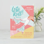 Let 転がおもしろいレトロローラースケートビデオ 招待状 (スタンド正面)