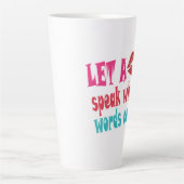 Let a kiss speak what words cannotT-Shirt カフェラテマグ (正面)