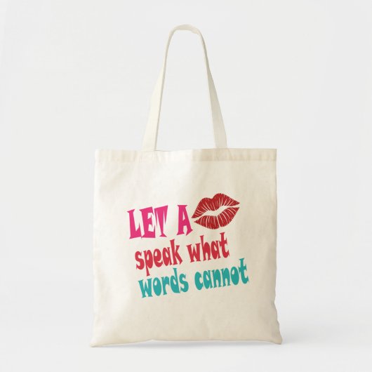 Let a kiss speak what words cannotT-Shirt トートバッグ (正面)