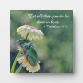 Let All That You Do Be Done In Love フォトプラーク (正面)