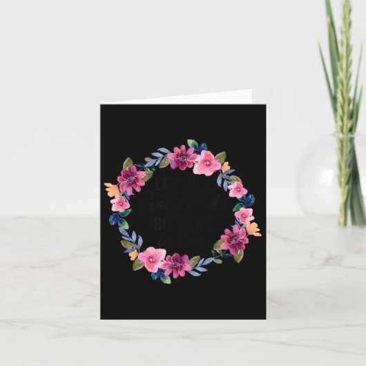 Let All That You Do Be Done In Love Motivational Q カード (正面)