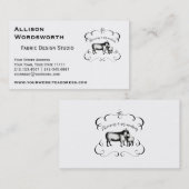 『Let Bet Bet to Ewheep - おもしろいヴィンテージ·ファーム』 名刺 (正面/裏面)