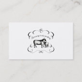 『Let Bet Bet to Ewheep - おもしろいヴィンテージ·ファーム』 名刺 (裏面)