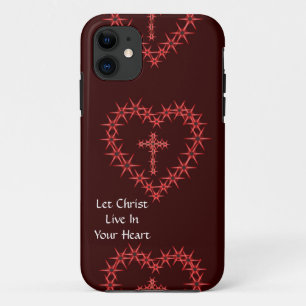 LET CHRIST LIVE IN YOUR HEART iPhone 11 ケース