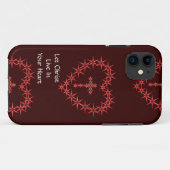LET CHRIST LIVE IN YOUR HEART Case-Mate iPhoneケース (裏面(横))