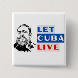 Let Cuba Live 缶バッジ