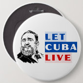 Let Cuba Live 缶バッジ (正面&裏面)