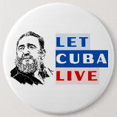 Let Cuba Live 缶バッジ (正面)