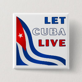 Let Cuba Live Pin 缶バッジ