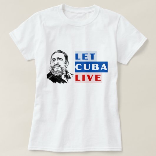 Let Cuba Live Tシャツ (デザイン正面)