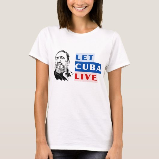 Let Cuba Live Tシャツ (正面)