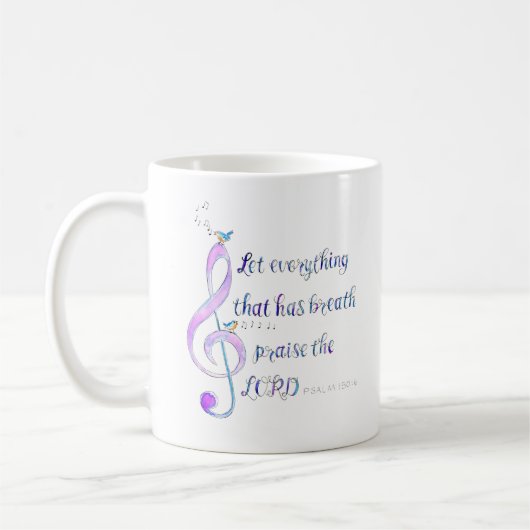 Let Everything That Has Breath Praise Mug コーヒーマグカップ (左)
