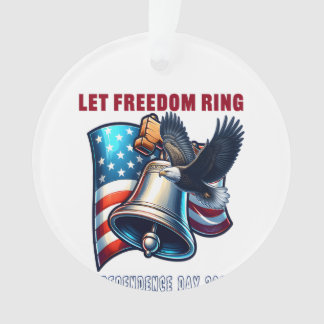 Let Freedomリングや輪トレンド引用文 オーナメント