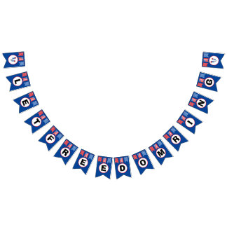 Let Freedomリングや輪バナー バンティングフラッグ