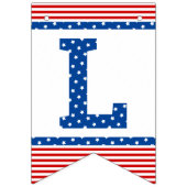 Let Freedomリングや輪7月4日赤白青 バンティングフラッグ (第1の旗)