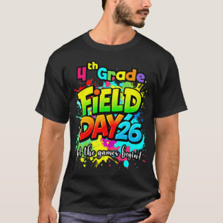 Let Games Begin Fourth 4年生 フィールドデイ 2026 Tシャツ