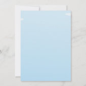 Let Get魚釣り誕生日招待状カード (裏面)