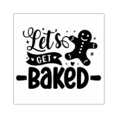 Let Get 焼いたジンジャーブレッドマン ラバースタンプ (インプリント)