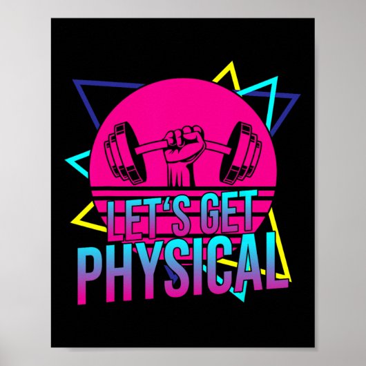 Let Get Physical – ジムフィットネス80のトレーニング2 ポスター (正面)