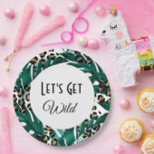 Let Get Wildプレートバチェロレッテ ペーパープレート (パーティー)