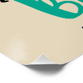 Let Goのタイポグラフィポスタ信じーを受け入れる ポスター (コーナー)