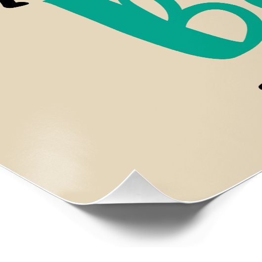 Let Goのタイポグラフィポスタ信じーを受け入れる ポスター (コーナー)