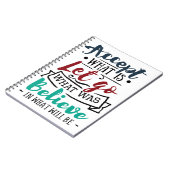 Let Goを受け入信じれ ノートブック (左側)