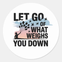 Let Go – メンタルヘルスステッカー