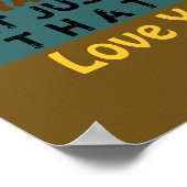 Let Go - 12X12ポスター（キャンバスに変更） ポスター (角)