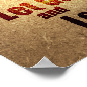 Let Go and Let God (12ステップ回復プログラム) ポスター (角)