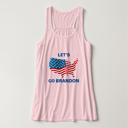 Let Go Brandon Plus Size Plus Size T-Shirt タンクトップ (デザイン正面)