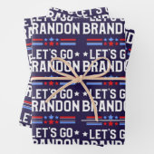 Let Go Brandon Wrapping紙フラットシートセット3 ラッピングペーパーシート (インサイチュ)