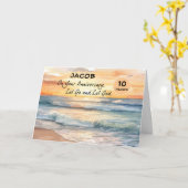 Let Go God Recovery Anniversary海 カード (黄色い花)