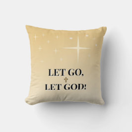 Let Go Let God Inspirational クッション