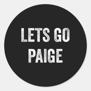 Let Go Paige、サポートペイジの両親、兄弟姉妹、ファン ラウンドシール
