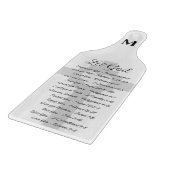 Let God聖なる書物、 経典インスピレーションモノグラム カッティングボード (角)