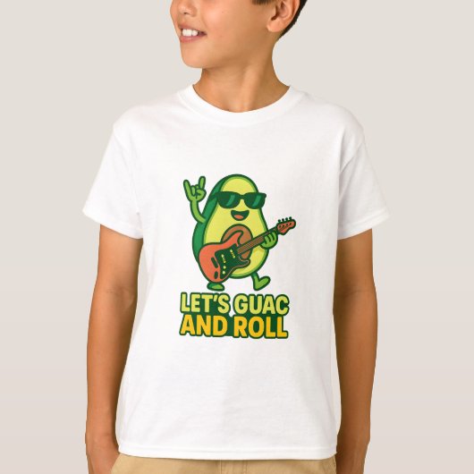 Let Guac and 転がAvocado Shirt Tシャツ (正面)