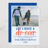 Let Have A Do Over モダン Holidays PHOTO 2020 New シーズンカード (正面/裏面)