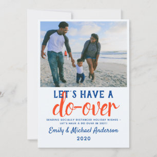 Let Have A Do Over モダン Holidays PHOTO 2020 New シーズンカード