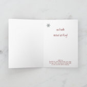 Let Heaven & Nature Sing Scripture Christmas Bird シーズンカード (内部)