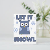 LET IS SNOW OWL ポストカード (スタンド正面)